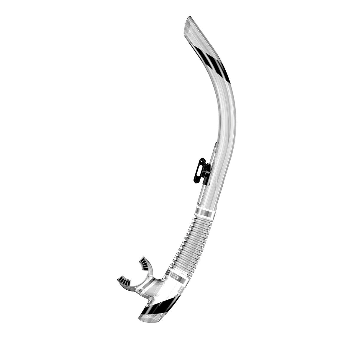 Atomic Aquatics SV1 Flex Snorkel Clear/Black