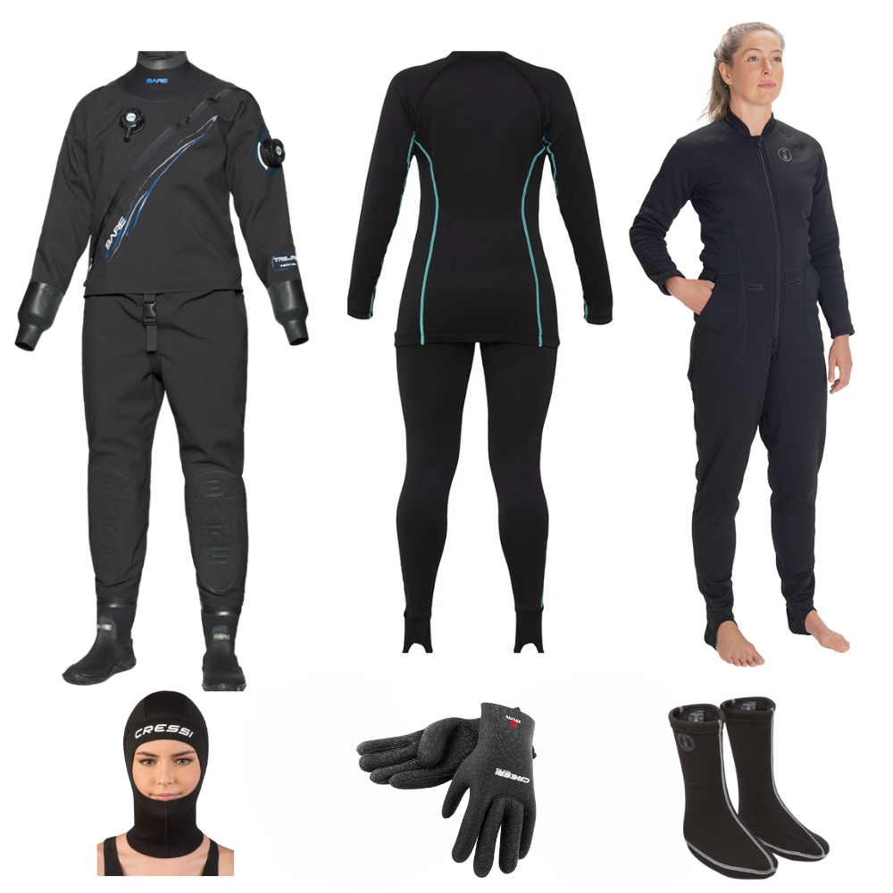 Start Up Bare Trilam Tech Dry Drysuit Package Women's