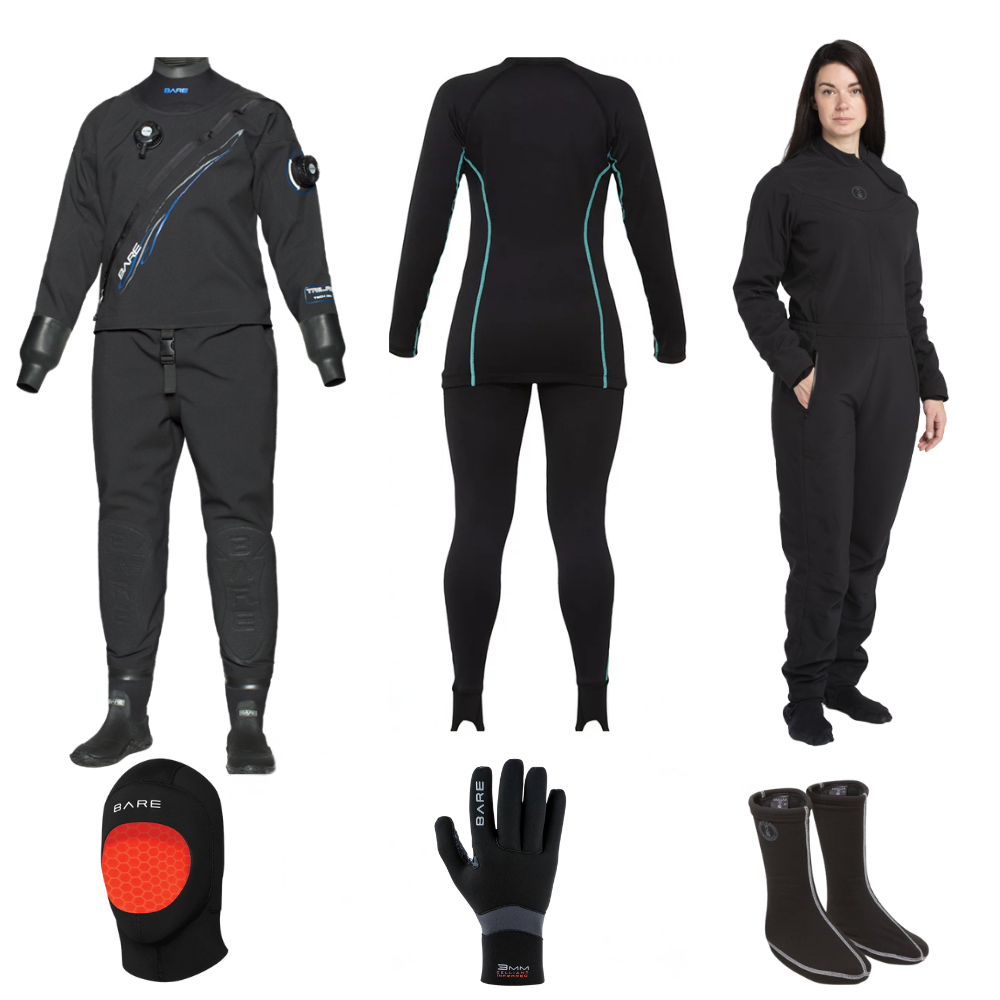 Ultimate Bare Trilam Tech Dry Drysuit Package Women's