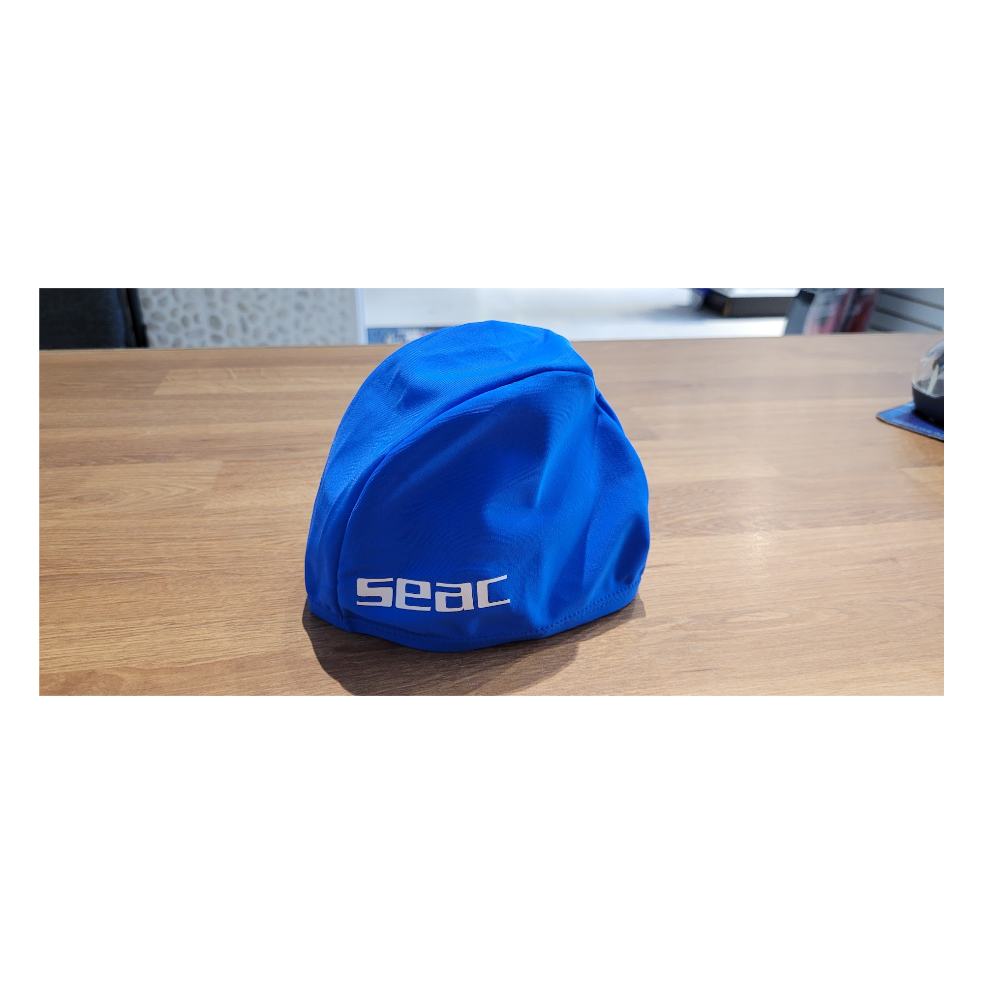 Used Seac Lycra Swim Cap Youth Blue | Diving Sports Canada | Vancouver