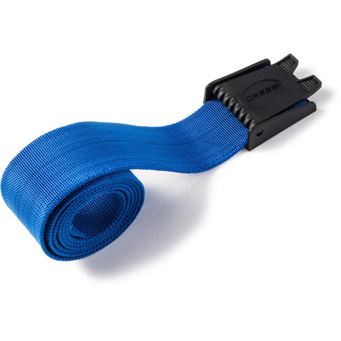 Cressi Nylon Weight Belt w/ Plastic Buckle Blue